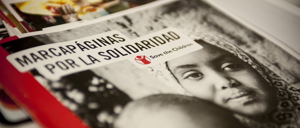 marcapáginas Save the Children marcapáginas Save the Children