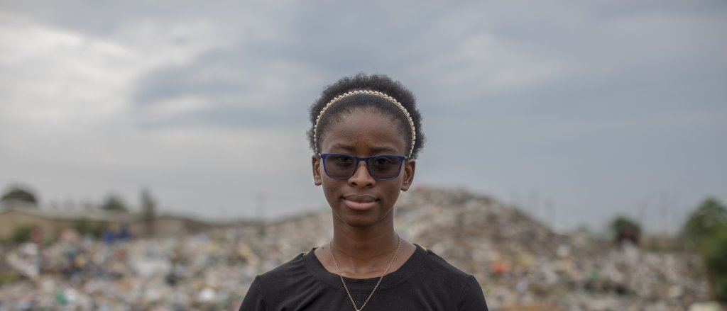 Justina una activista de Zambia Justina una activista de Zambia