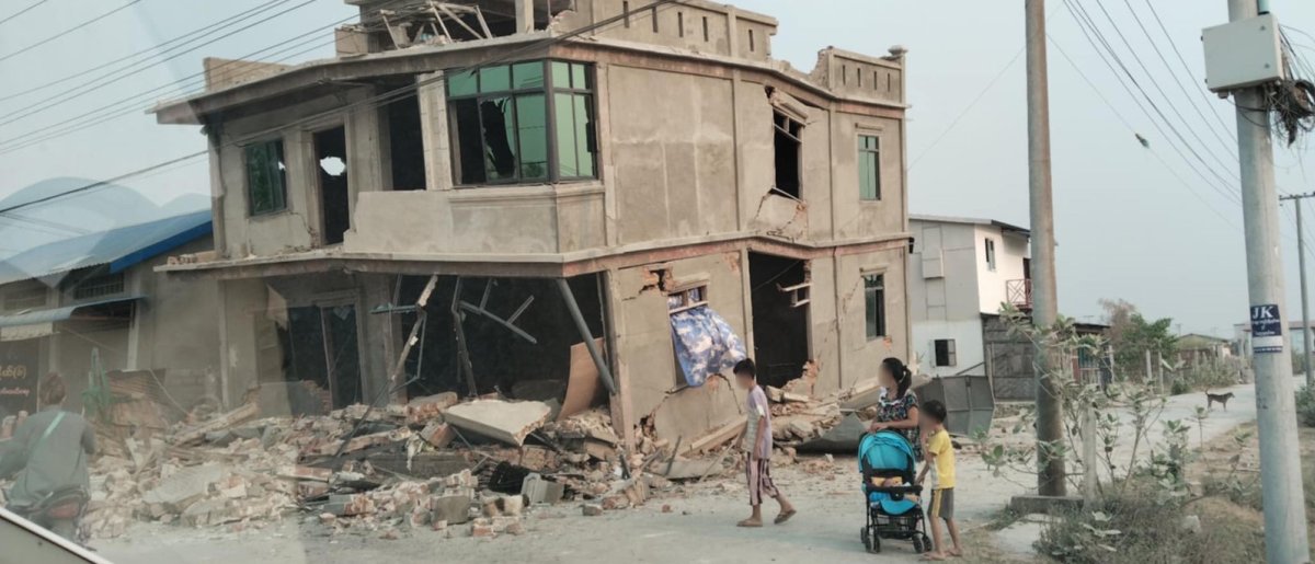 Terremoto en Myanmar