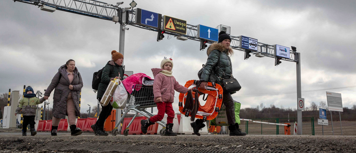 crisis ucrania niños desplazados