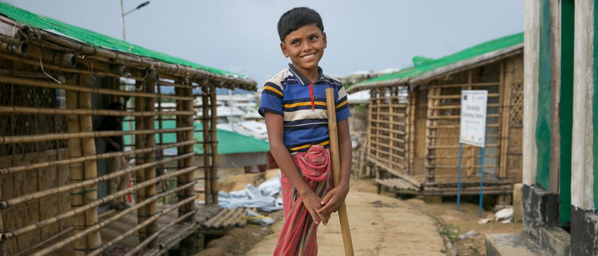 Aziz, niño rohingya Aziz, niño rohingya