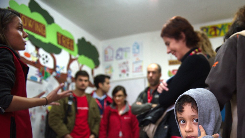 Albergue refugiados Albergue refugiados