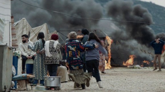 Incendio campamento refugiados