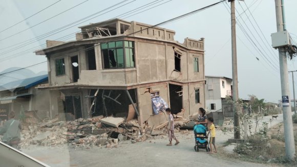 Terremoto en Myanmar