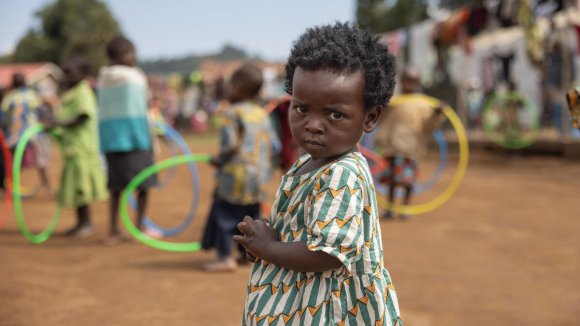 María - Refugiada de la RDC en Uganda