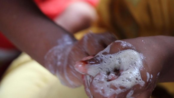 Lavado de mano - Coronavirus en Bangladés