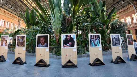 Exposición itinerante centenario Save the Children en Madrid, estación de Atocha. Septiembre 2019 Exposición itinerante centenario Save the Children en Madrid, estación de Atocha
