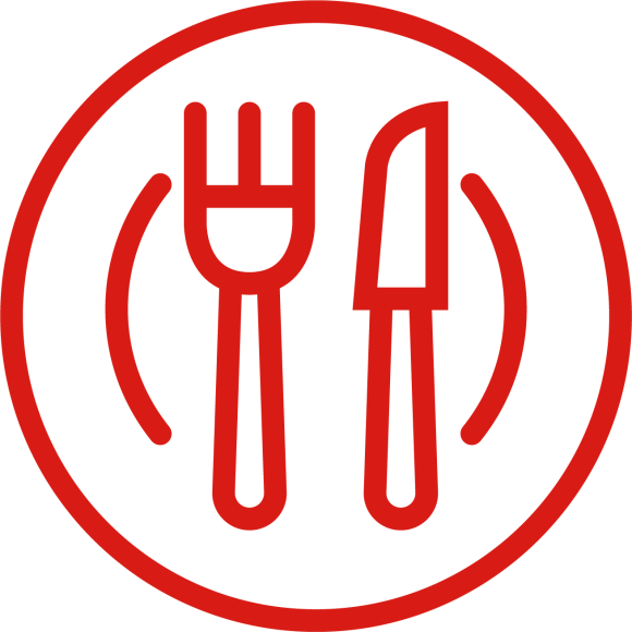 icono alimentos cubiertos