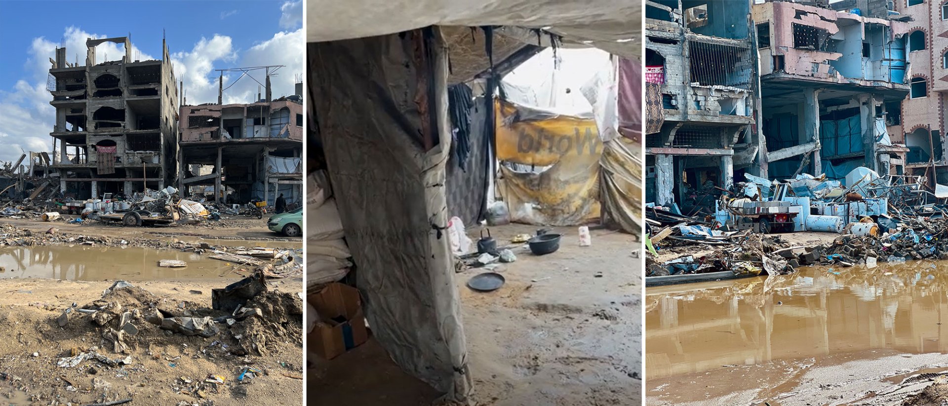 GAZA INUNDACIONES 2025