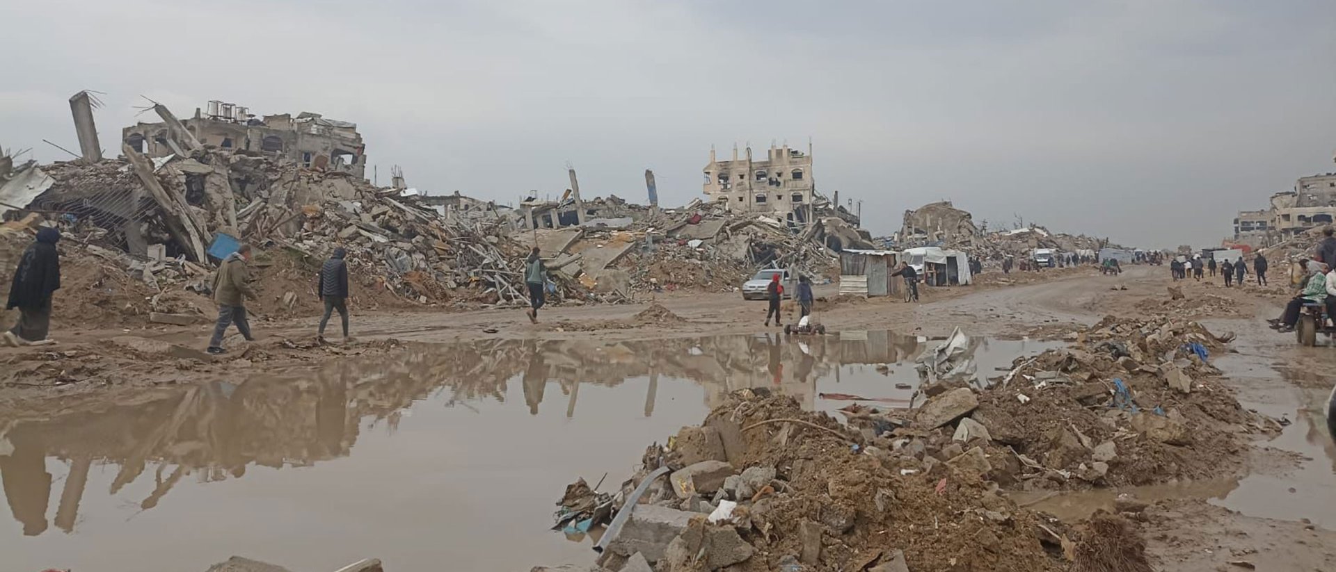 Destrucción en el norte de Gaza