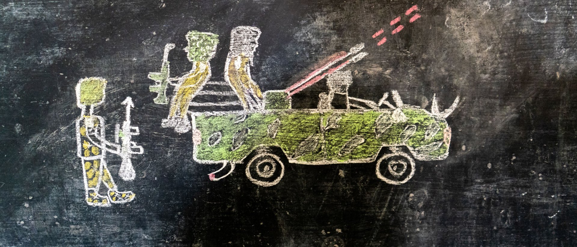 Dibujo de un niño de 15 años de Sudán