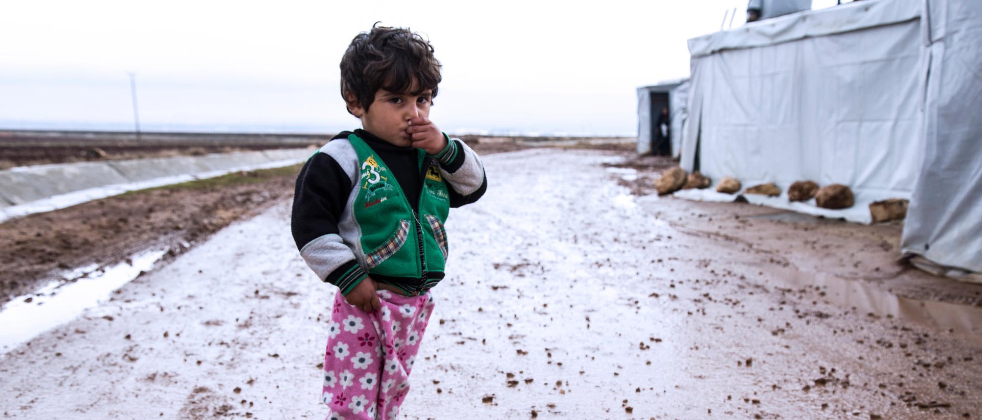 El frío llega a Siria