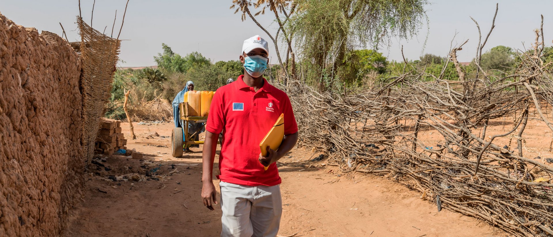 Trabajador de Save the Children en Burkina Faso