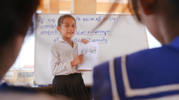 Sreykheth, 11 años - Programa de STC en Camboya
