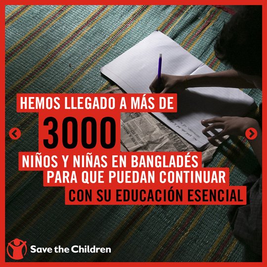 Ayuda escolarización Bangladés