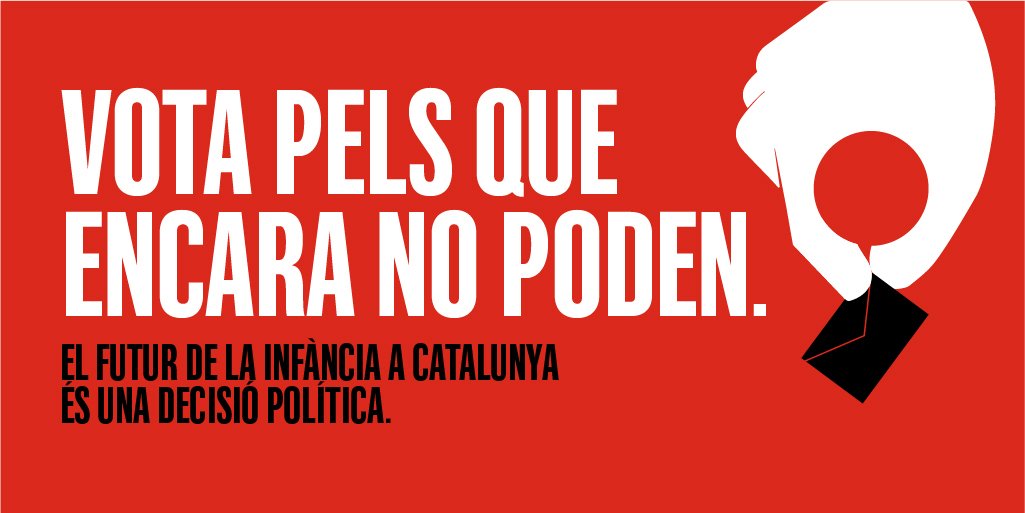 Vota pels que encara no poden