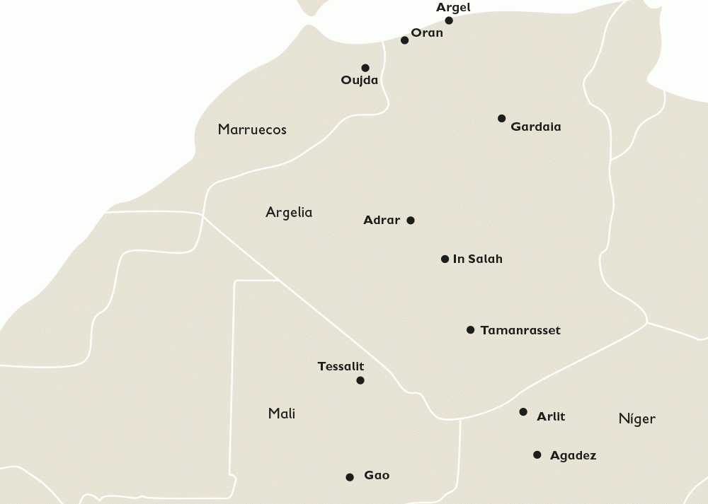 Ruta migración África Ruta migración África
