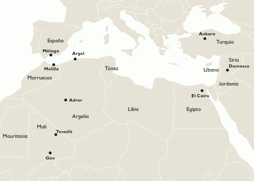 Ruta migración Siria