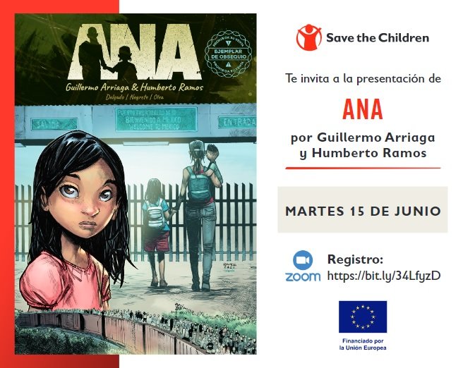 Convocatoria presentación del cómic 'Ana'