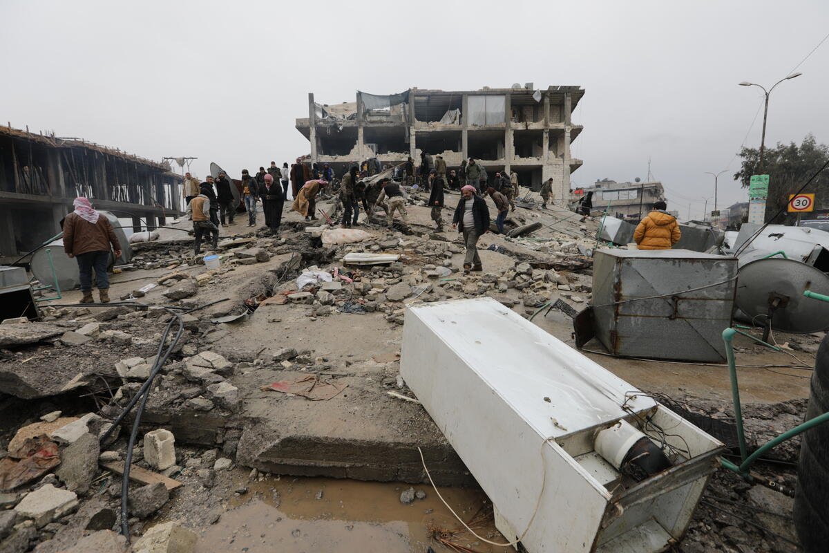 Efectos del terremoto en Siria. Khalil Ashawi/Save the Children Efectos del terremoto en Siria. Khalil Ashawi/Save the Children