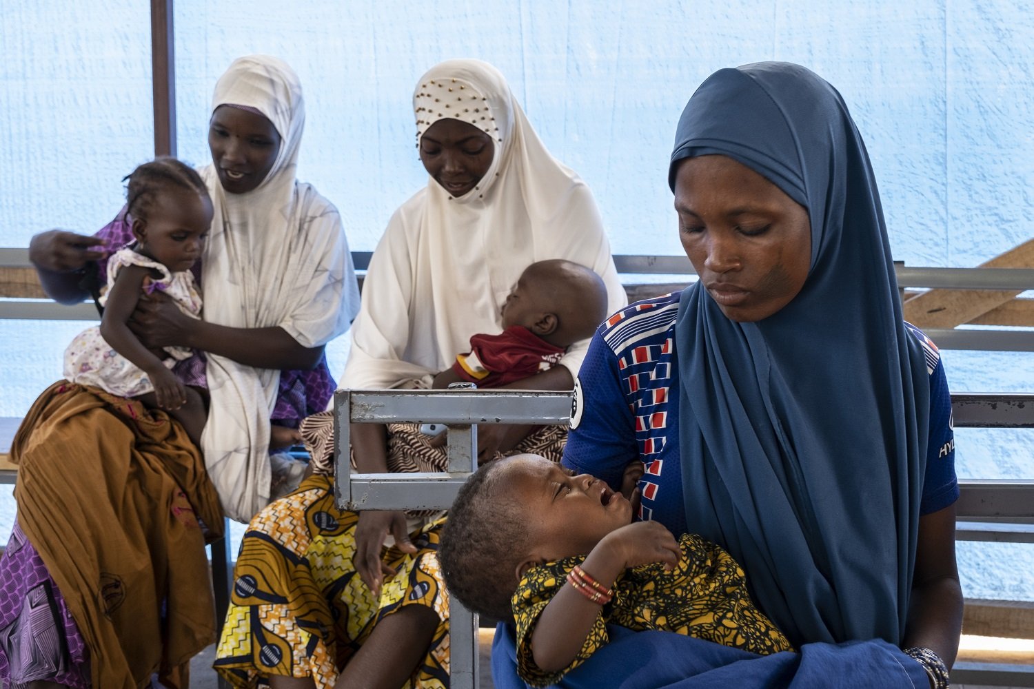 Madre en uno de nuestros centros en Níger