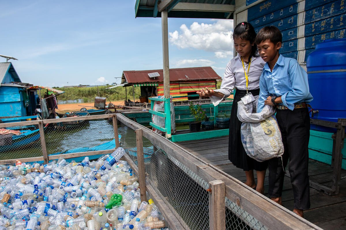 Camboya_escuela resiliente y niños y niñas aprendiendo a paliar la crisis climatica