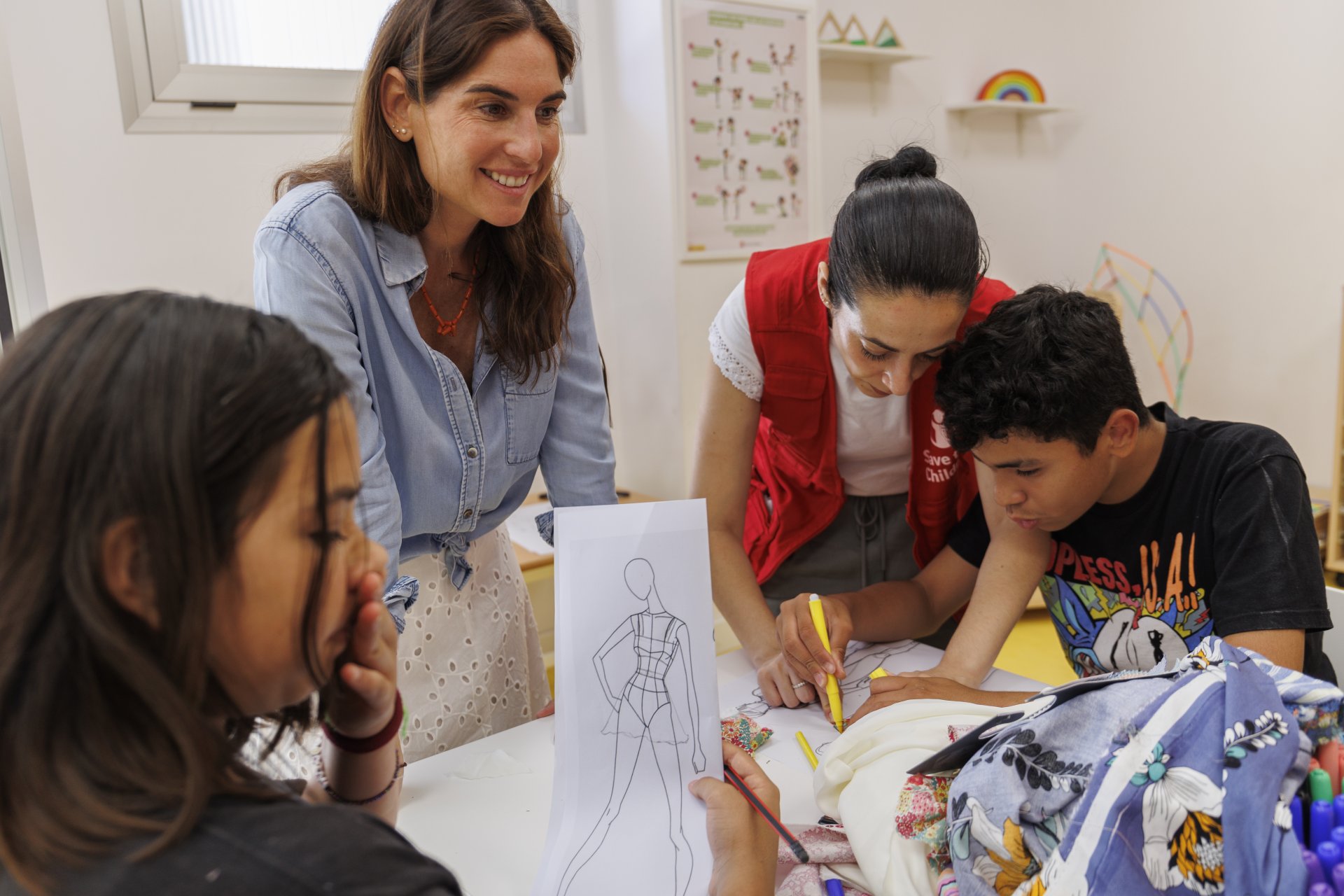Lourdes Montes colaboradora de Save the Children Lourdes Montes colaboradora de Save the Children