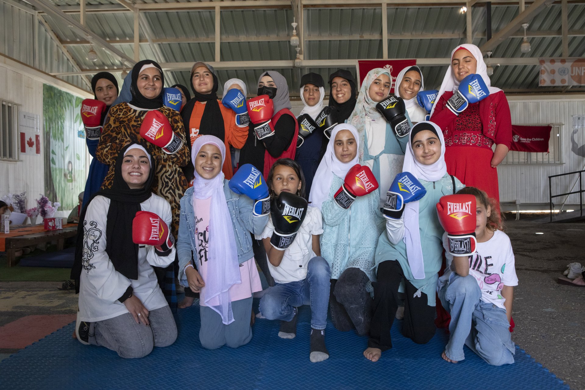 camp refugee_zataari niñas