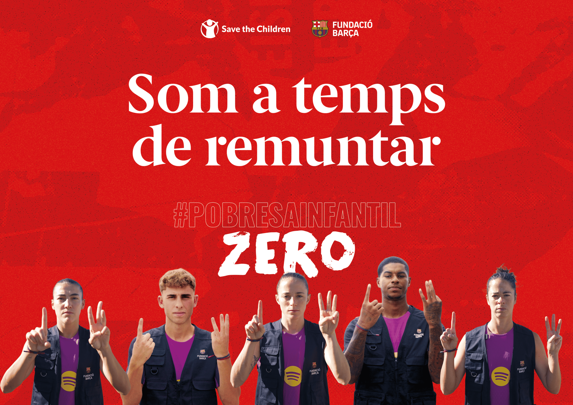 Save the Children i la Fundació FC Barcelona s'uneixen per lluitar contra la pobresa infantil a Catalunya.