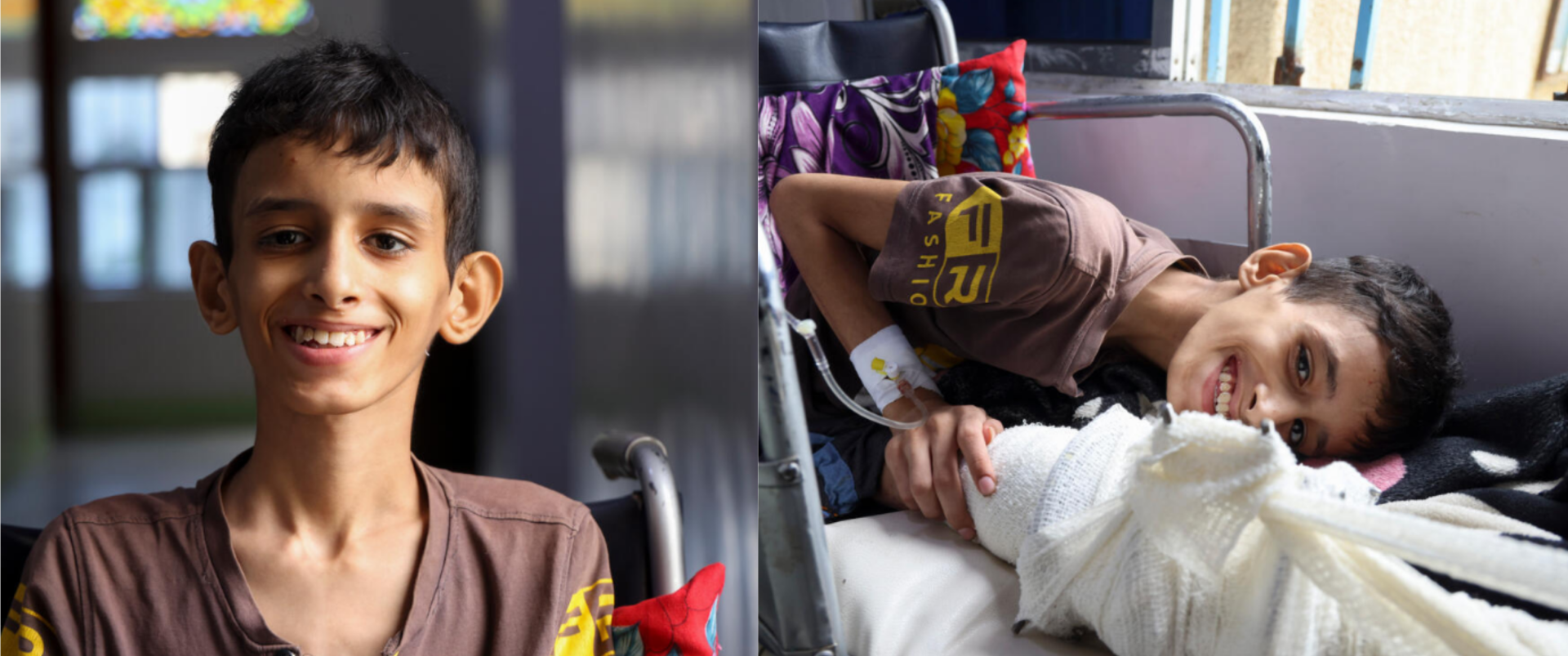 Sami se recupera de un disparo en un espacio seguro de Save the Children