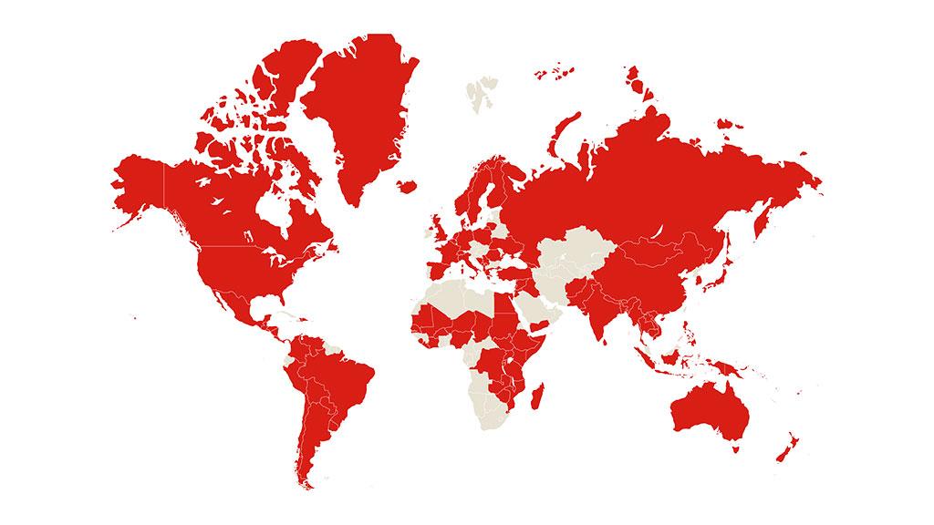 Dónde trabajamos - mapa 2025
