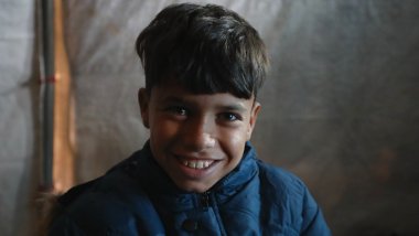 Bahjet, un niño sirio refugiado que ha recibido ayuda de Save the Children