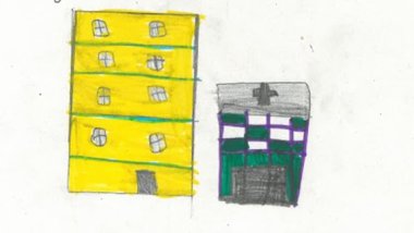 dibujo 1 nina dia de la infancia