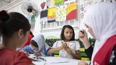 Centro de empoderamiento femenino de Save the Children en Jordania