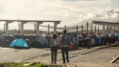 terremoto venezuela campamento