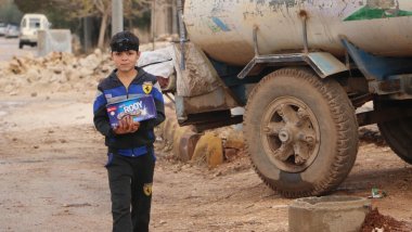 Niño refugiado en Idlib - 11 Aniversario Guerra Siria