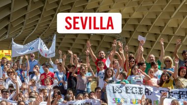 No a la guerra - Niños y niñas en Sevilla