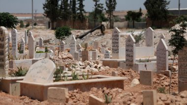 Cementerio en siria