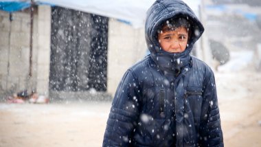 El frío llega a Siria