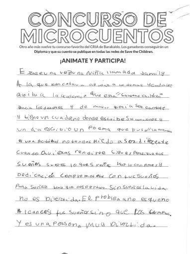 Mircrocuentos CRIA