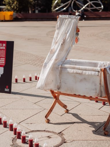 Gaza- Acto de calle Save the Children