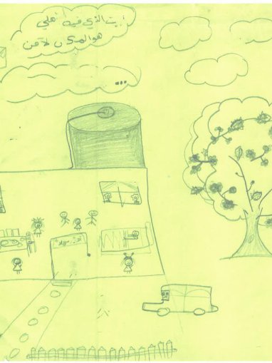 Dibujos niños y niñas de Gaza