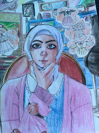 Dibujos niños y niñas de Gaza