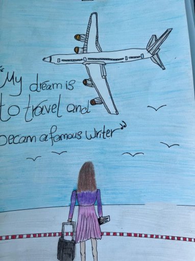Dibujos niños y niñas de Gaza