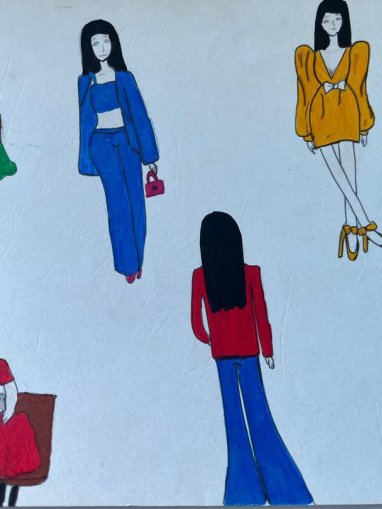 Dibujos niños y niñas de Gaza
